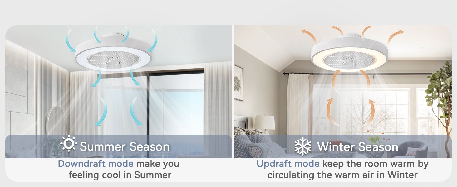 low profile ceiling fan with light